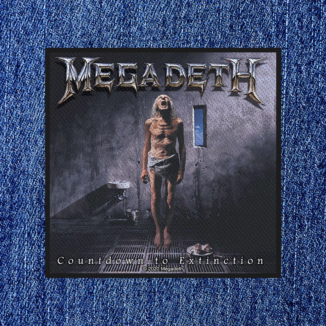 Megadeth Countdown to Extinction new Sew on Patch Offical Etsy