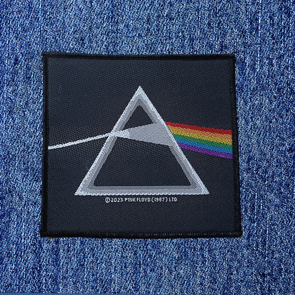 Pink Floyd - Darkside Of The Moon (New) Sew On Woven Patch Offical Band Merch.