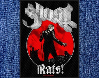 GHOST - Rats (New) Sew On Patch Offical Band Merch.