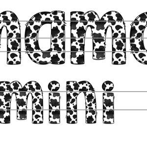 Mama and Mini Design|Mama and Mini Shirts| Mama and Mini Cowhide| Mama and Mini Western|Mama and Mini PNG|PNG|Mama and Mini Sublimation