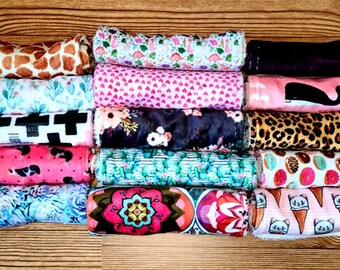 Burp Cloths Set|Dandelion Wishes Print||baby burp cloth|burp rags|baby gift|Organic Burp Cloths