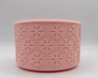 Pink Snowflake Boot for Stanley | Silicone Boot | Stanley Christmas Boot |Christmas Stanley | Snowflake Boot Stanley| Snowflake Tumbler Boot