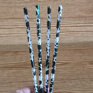 Cowhide Straw|Plastic Straw| *New Straw|Western Straw|Tumbler Straw|Cow Straw|Cow Straw|Black and White Straw|Reusable Straw|Black Straw