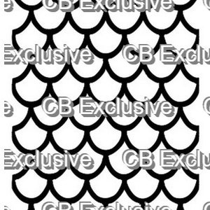 Glitter Pen SVG|Seamless Mermaid SVG|Glitter Pen Template|Mermaid Ink Joy Design|Digital Download|Pen Wraps|Scales Glitter Pen Design