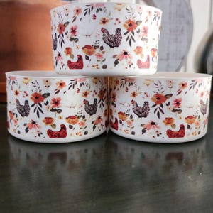 Chicken Floral Boot | Chicken Stanley Boot | Chicken Farm House Tumbler| Chicken Silicone Boot | Chicken Stanley Accesories