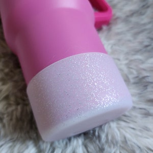 GLITTER Silicone Cup Boot| Silicone Cup Protector | Stanley Cup Boot| Simple Modern boot| silver glitter 40oz quencher boot| silicone boot