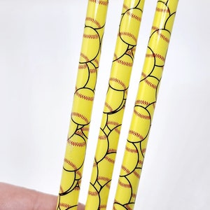 Softball Straws|Softball Mama|reusable Straws|Custom Straw|Softball Gift|Real Girls Play Sofball|Baseball Straw|Green Product|Sports Straw