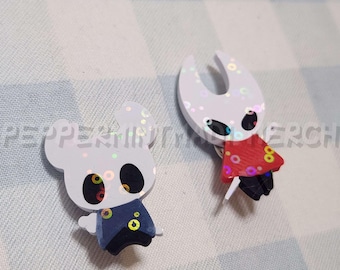 Silksong Hollow Knight Pin Set | 3D Printed Handmade Pin Accessory | Video Game Fanmerch