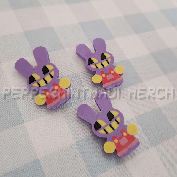 Jax Pin | 3D-tryckt handgjord pin-accessoar | Fantastisk digital cirkusfanmerch
