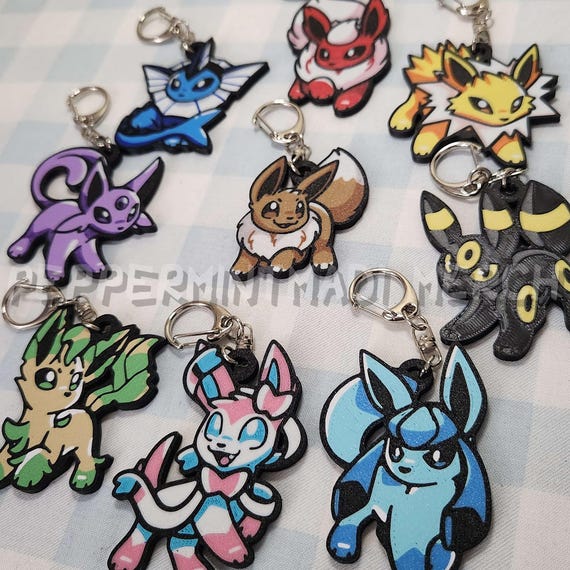 ポケモン イーブイ コレクション 進化系 キーホルダー 9点セット