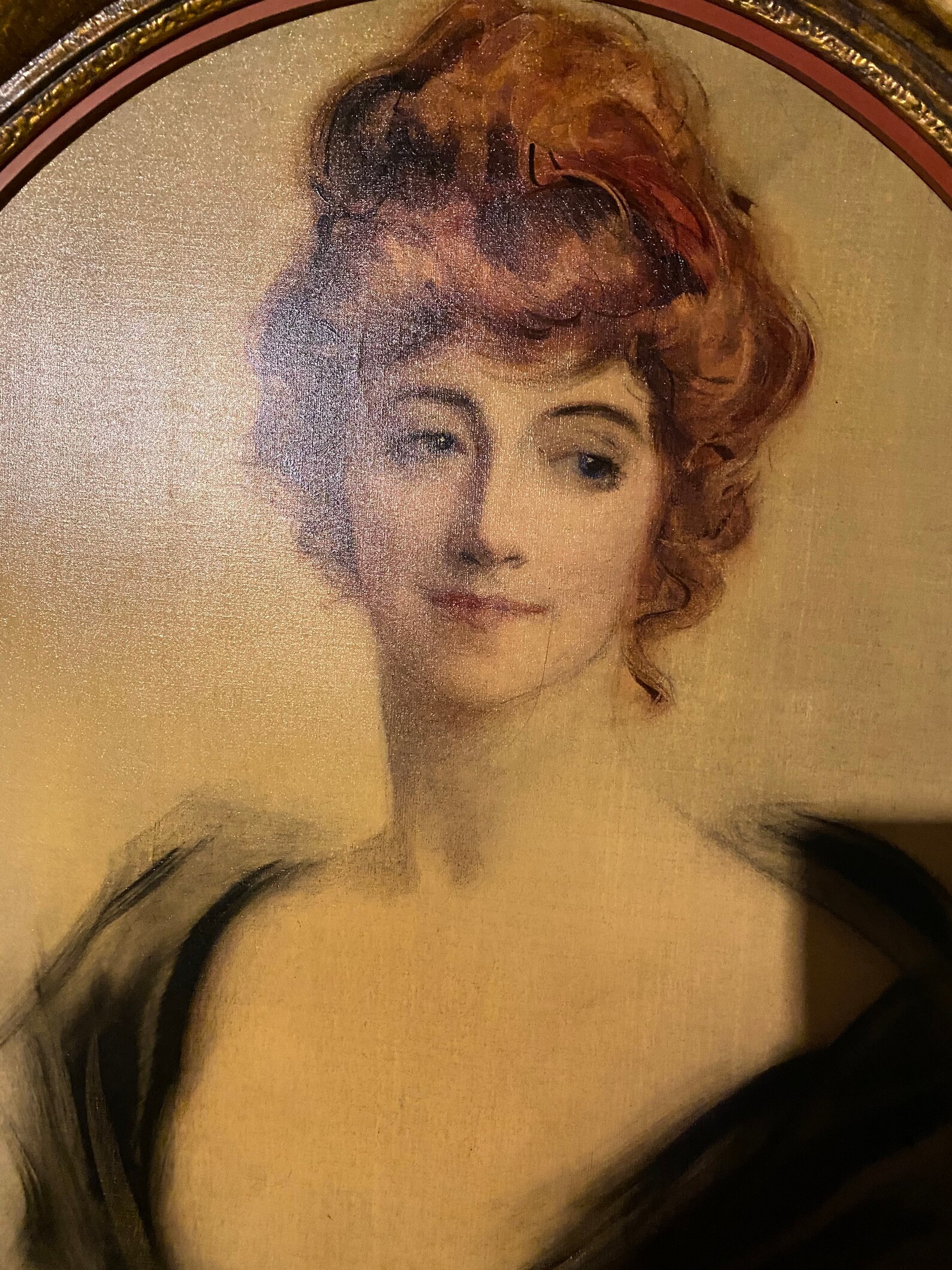 Antique Oil Painting Portrait of a Woman 1914 - Etsy
