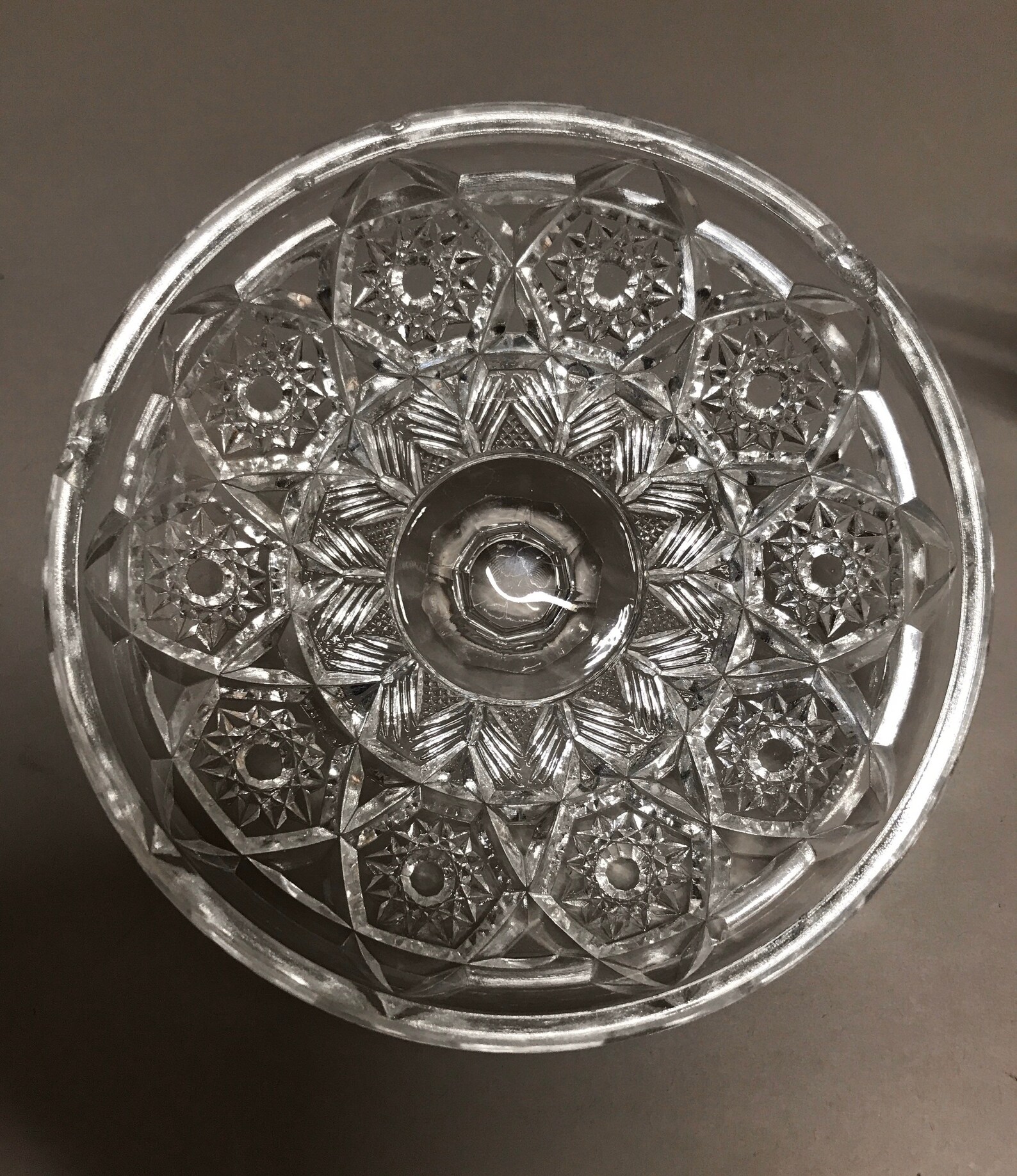 Antique Victorian Pressed Glass Biscuit Jar Circa 1910 Etsy