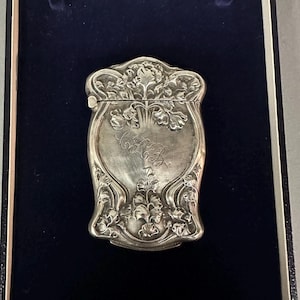 Antique Victorian Sterling Silver Match Safe Vesta  19th C
