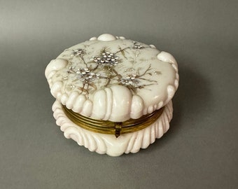 Antique Wavecrest C F Monroe Jewelry Casket Box 19th C