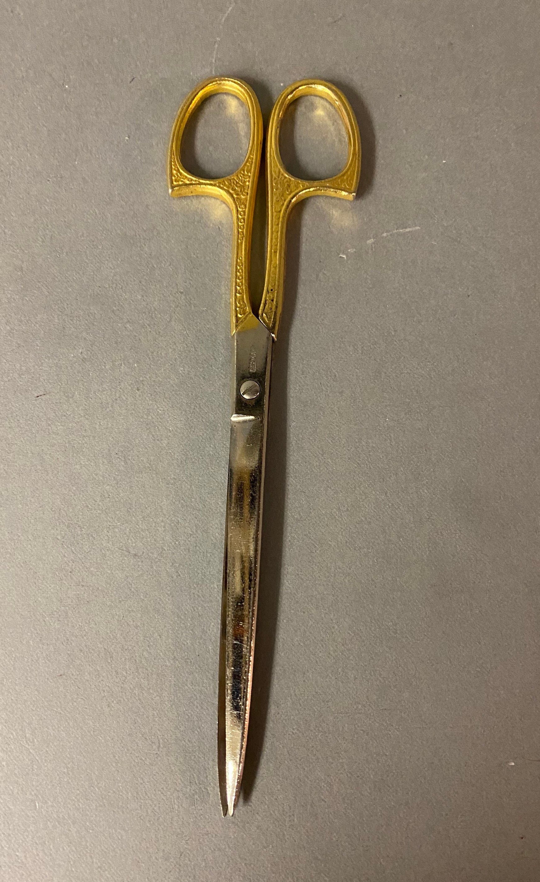 Wasa - Stork Scissors, Gold, 6.5 inch, German Solingen (179 H+A