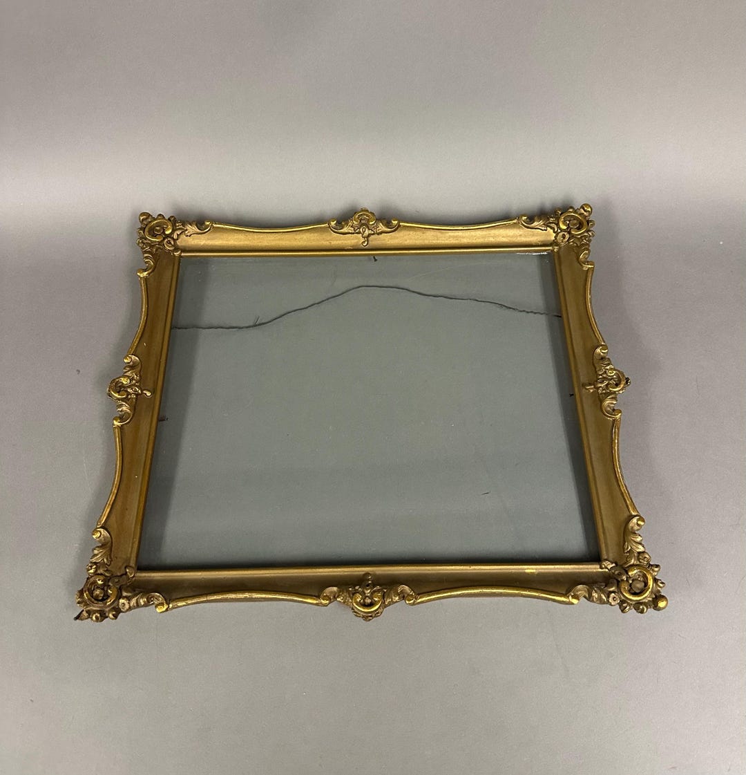 Antique Victorian Gilt Wood Rectangle Frame Circa 1890 - Etsy