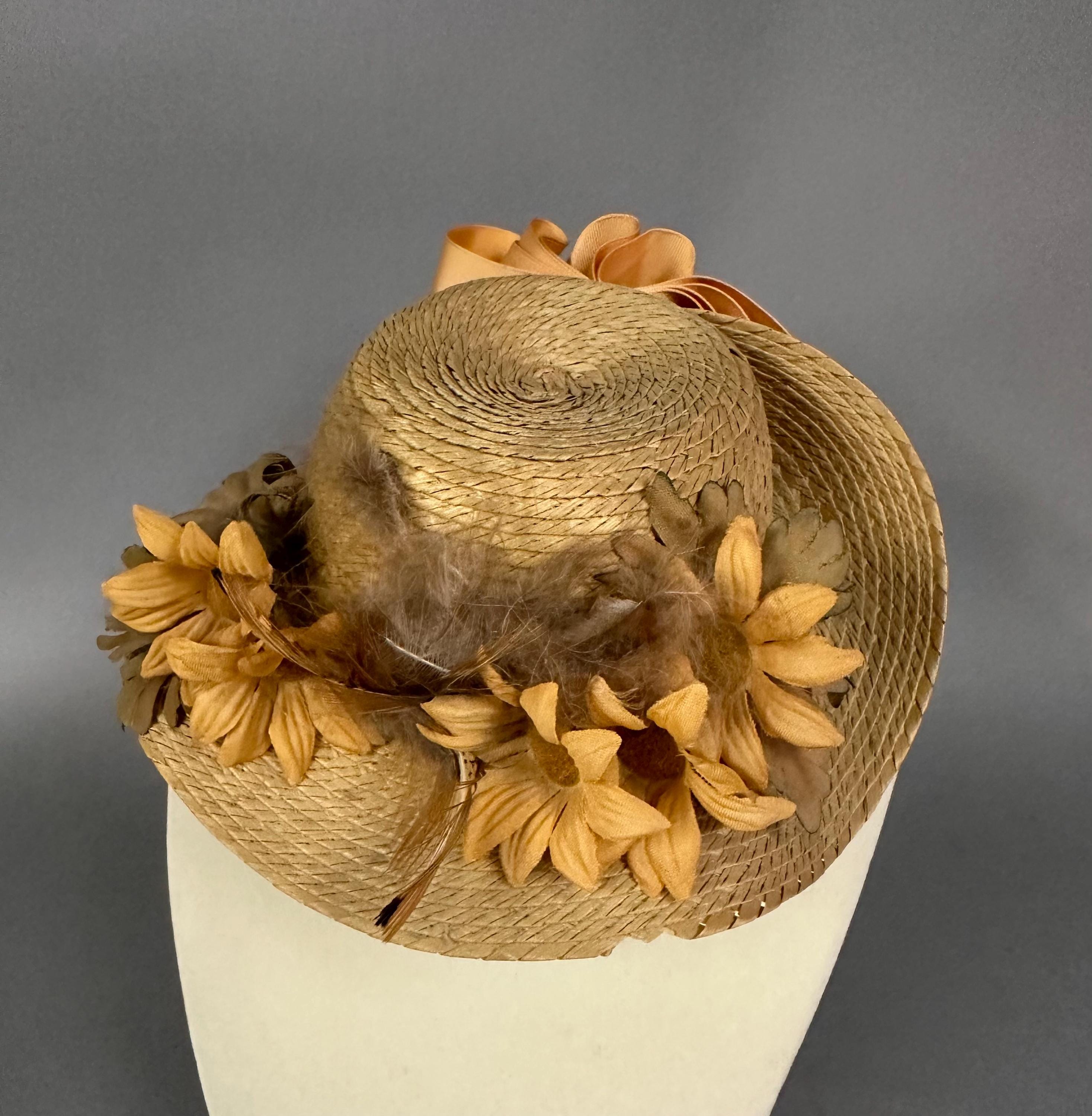 Antique Straw Bonnet