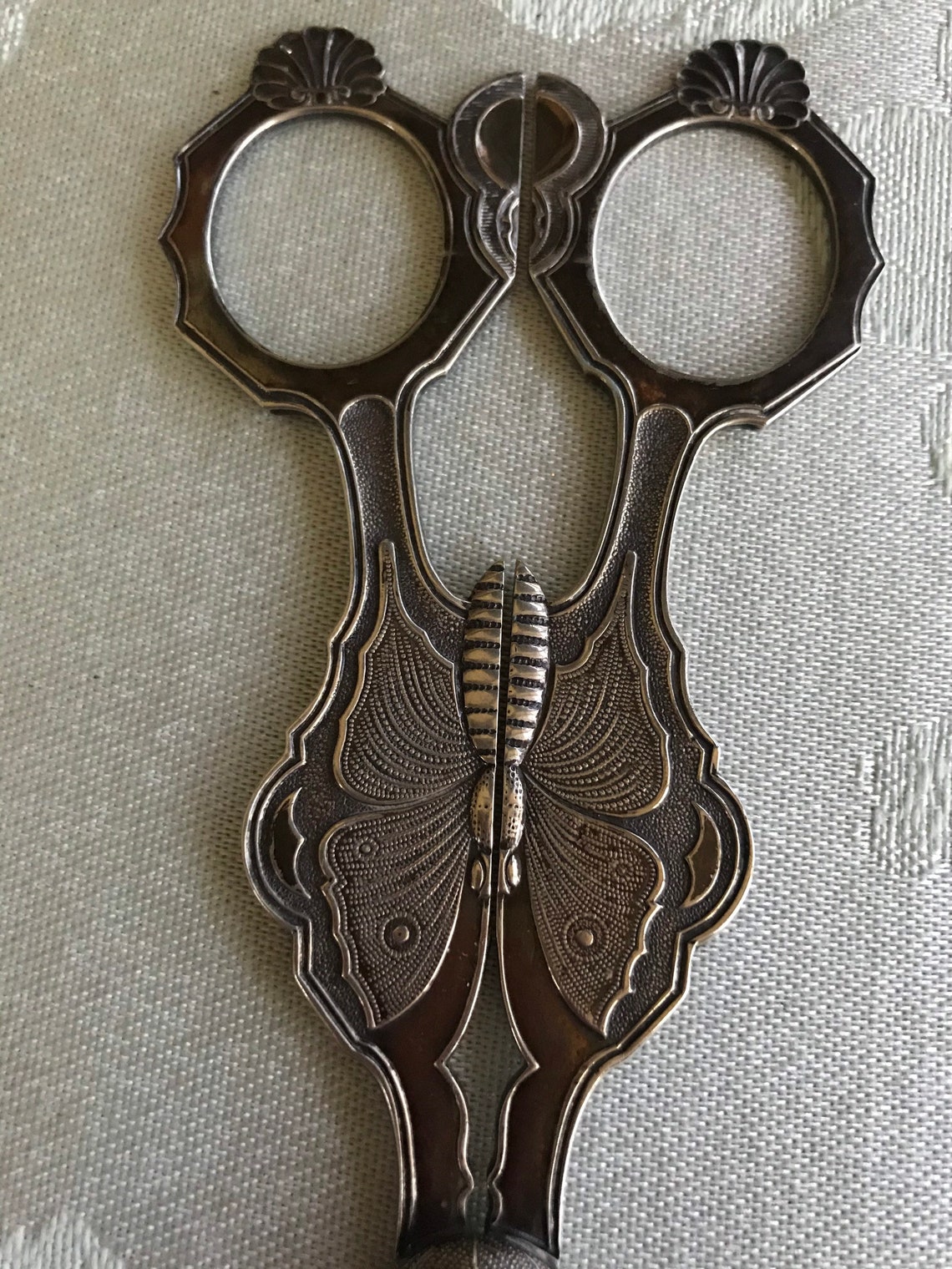 Antique Victorian Silver Plated Grape Scissors Circa 1900 Etsy