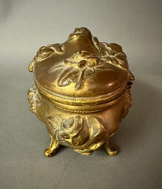 Art Nouveau Bronzed Metal Jewel Box Circa 1900 - image 5
