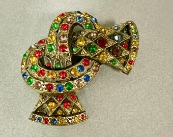 Vintage 40s Little Nemo Necklace - Colorful Statement  display picture 2