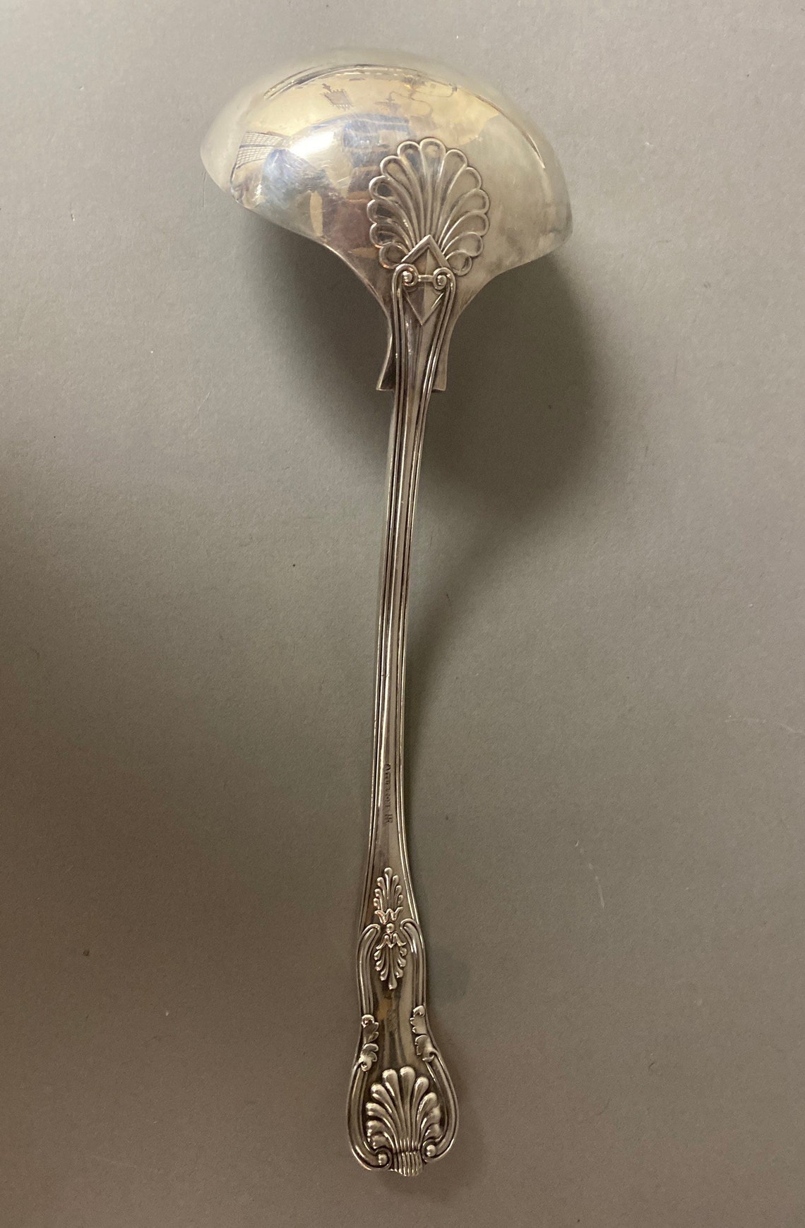 Vintage Sheffield Kings Silver Plate Punch Ladle Etsy
