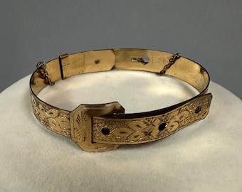 Sterling Silver 925 Taxco Buckle Bracelet | Vintage Mexican Silver