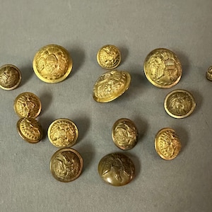 Antique Civil War Era Thomas Dale & Extra Quality Military Buttons 19th C