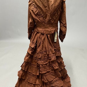 Victorian French Ladies Two Piece Day Dress Circa 1880s Paris image 9