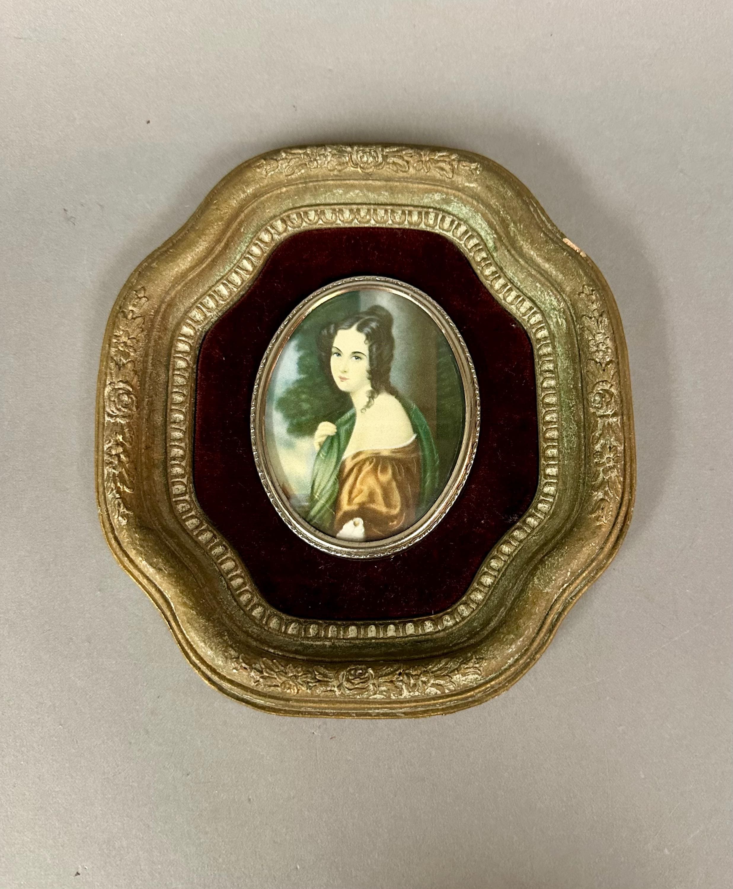 Vintage Cameo Creations Lady Hamilton Portrait Print Circa 1950 - Etsy