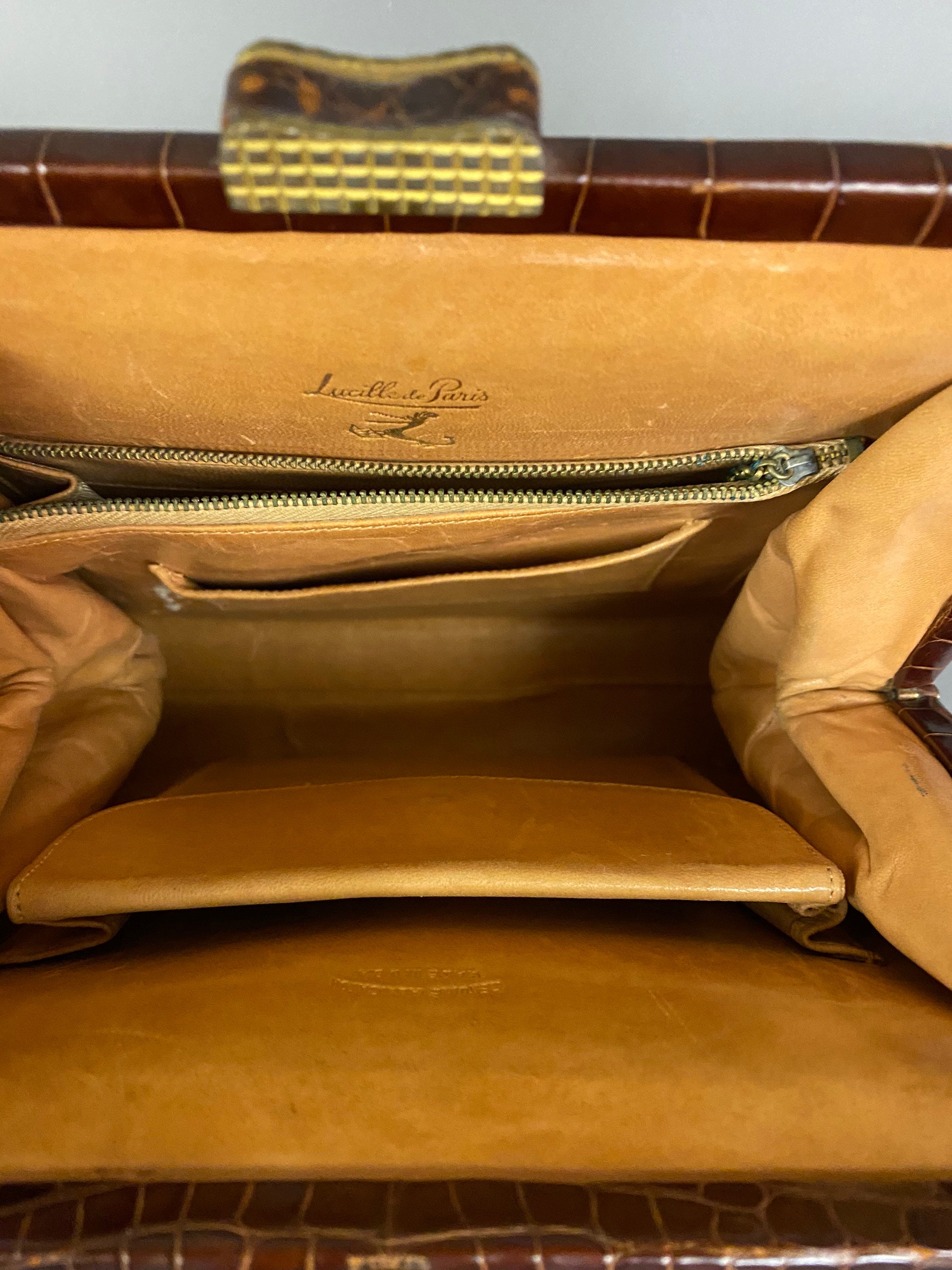 Antique of the Week: Vintage Lucille de Paris Alligator Bag