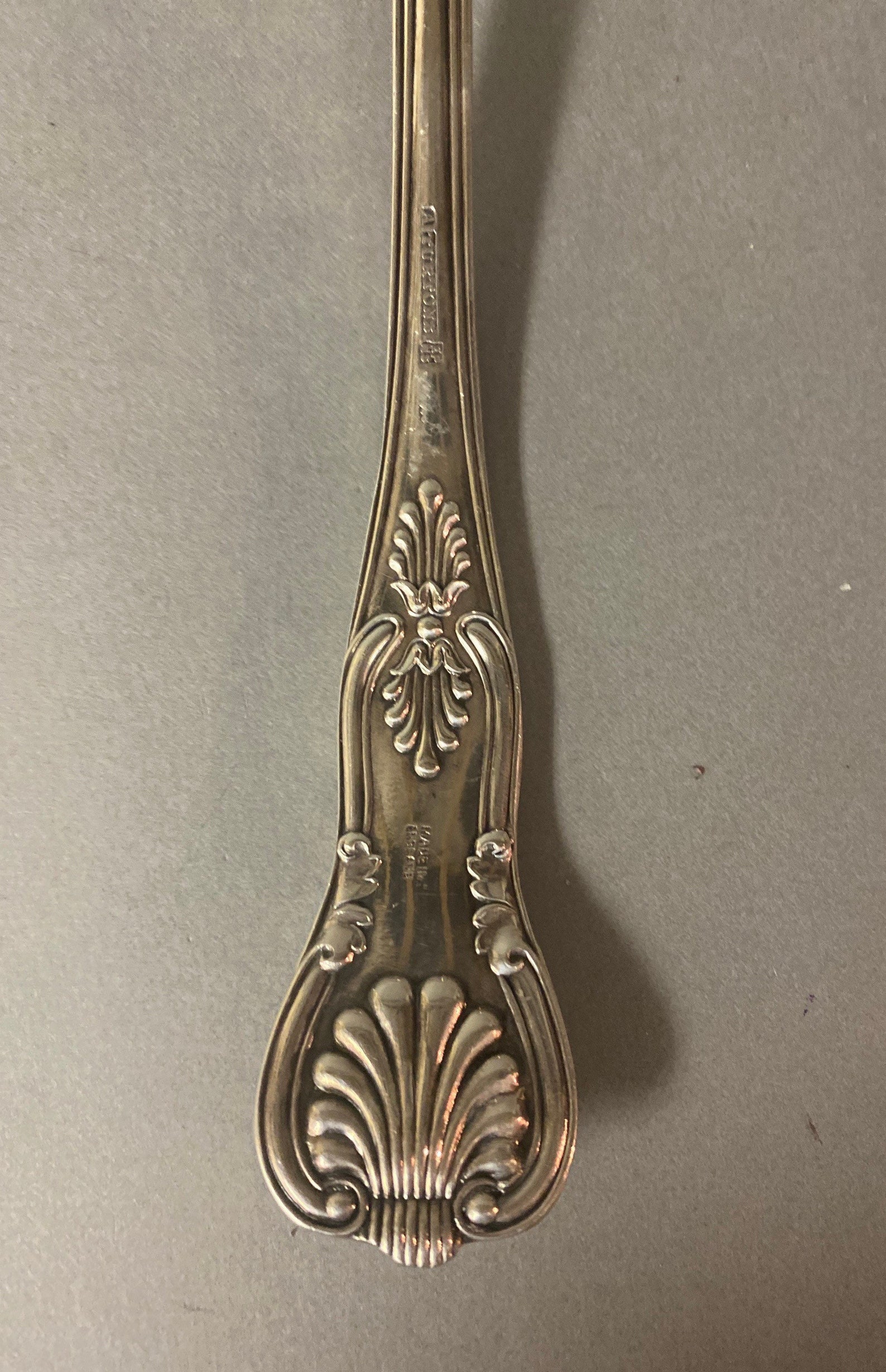 Vintage Sheffield Kings Silver Plate Punch Ladle Etsy