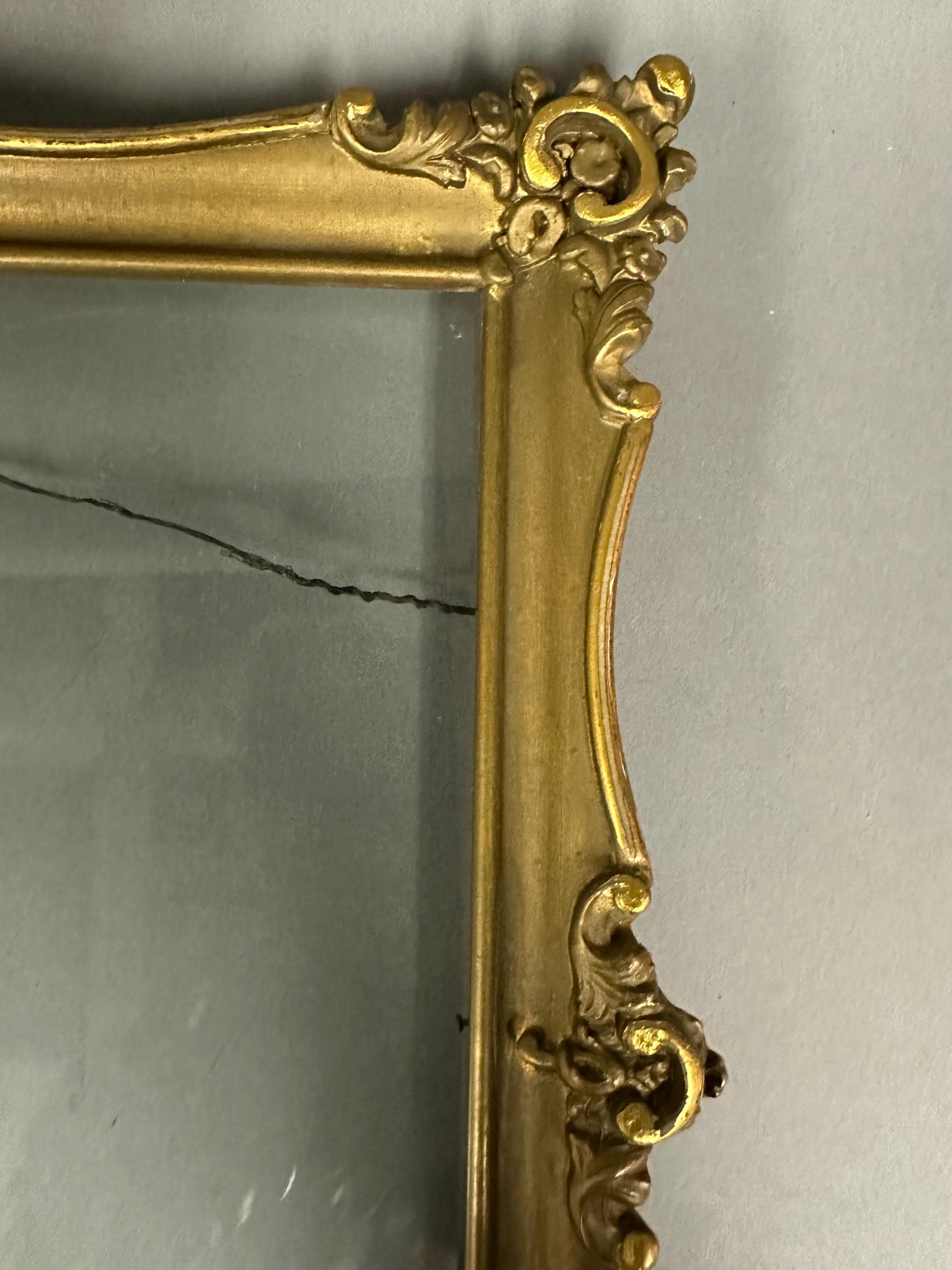 Antique Victorian Gilt Wood Rectangle Frame Circa 1890 - Etsy