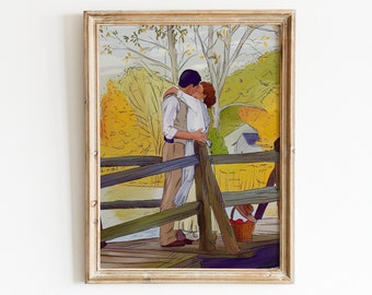 Anne und Gilbert | Anne Shirley Wandkunst | Anne auf Green Gables