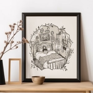 Treehouse Storybook Art Print | Whimsical Wall Art | Children&#39;s Art