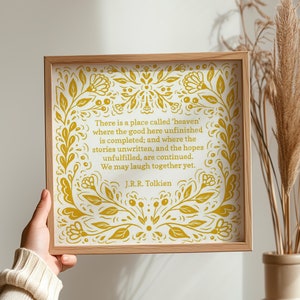 Heaven J.R.R. Tolkien Quote | Wall Art Print