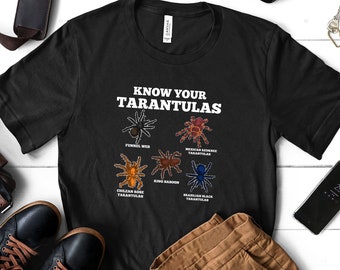 Know Your Tarantula Mexican Baboon Chilean Spider T-Shirt Gift Idea