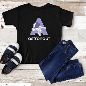 Alphabet Niños Carta Astronauta Astronomy Lover Spaceman Niño Regalo Idea