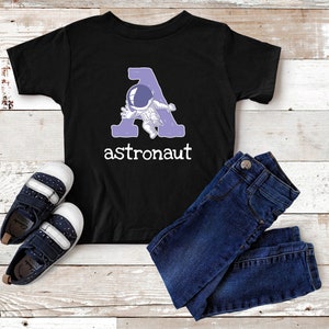 Alphabet Niños Carta Astronauta Astronomy Lover Niño Regalo Idea