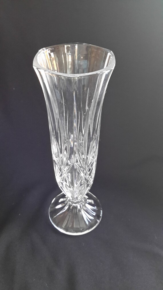Royal Crystal Rock Bud Vase With A Hexagon Shaped Body That Etsy