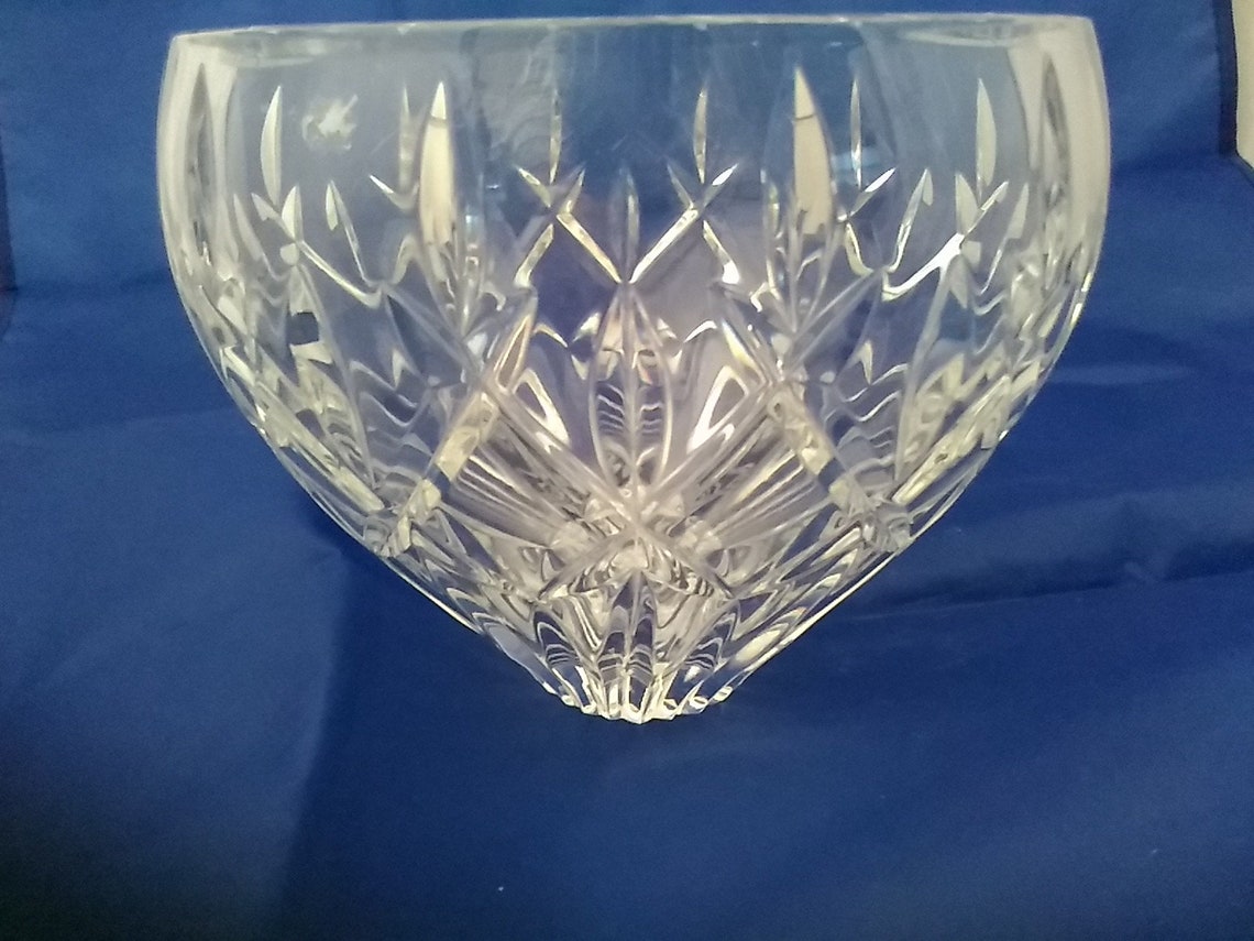A Marked Lenox Crystal Bowl in the Laurels Pattern. Bowl 229 Etsy