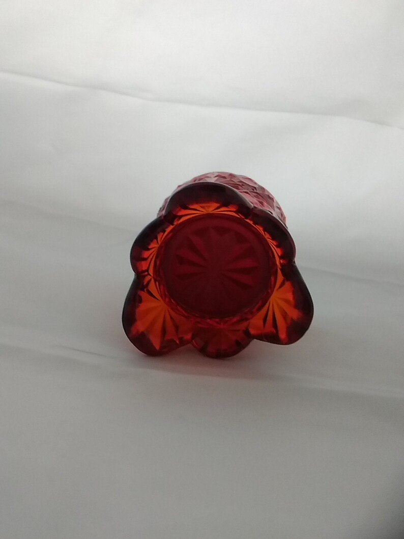 Both Are Red Boyd Glass Toothpick Holder. Misc 298 Etsy