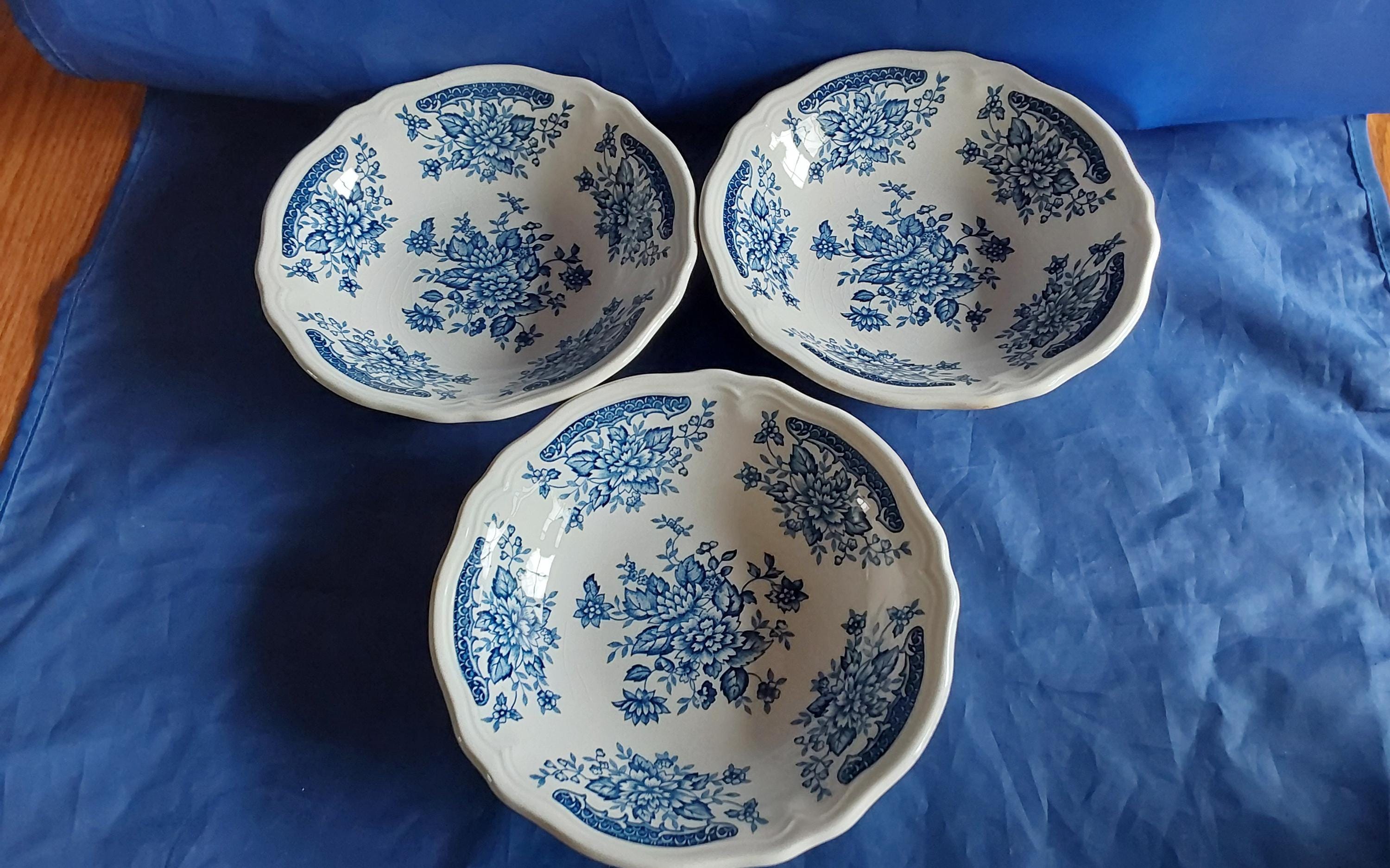 Ironstone Blue Carnation Made in Japan - Etsy