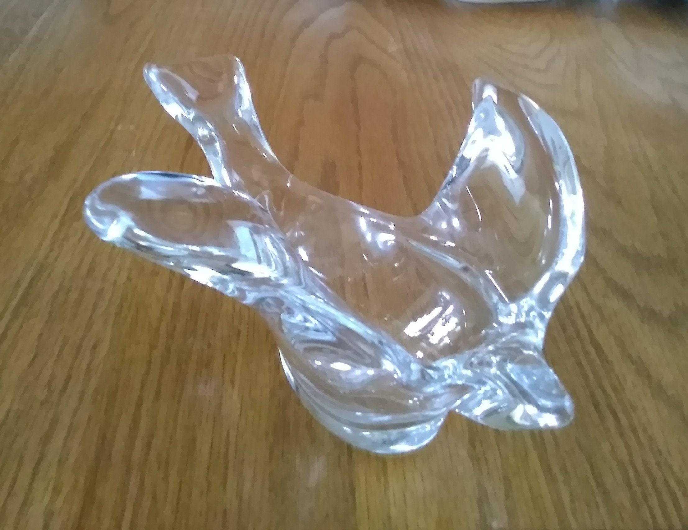 SASAKICRYSTAL アヒル ■ 鳥 ササキクリスタル 置物 貴重 Sasaki Crystal Bird - Etsy