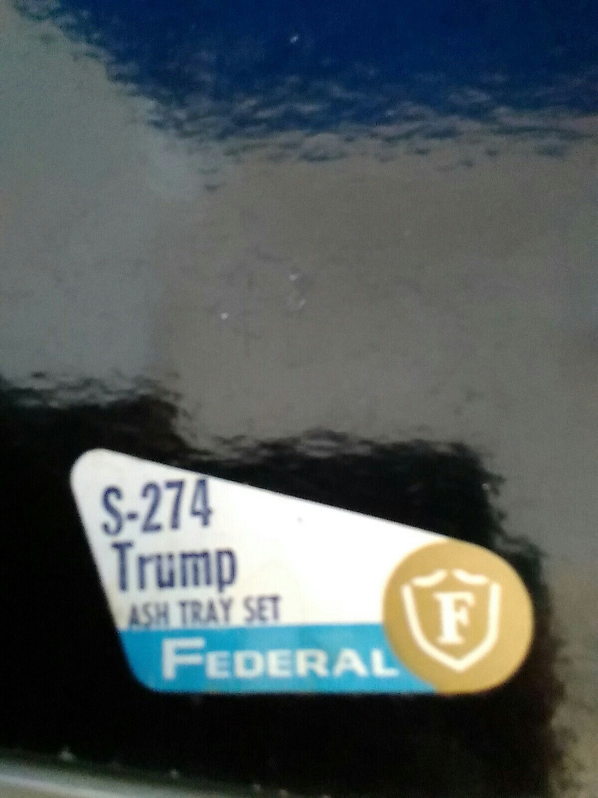 President Trump Cigar Ashtray With Custom Case, Zippo