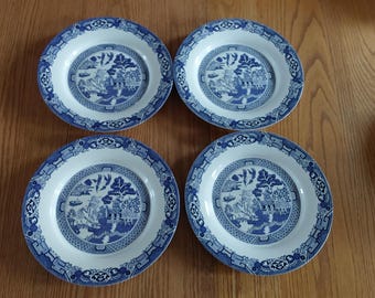 A Matching Set of 4 Johann Haviland 12 Oz Cream Colored Ceramic