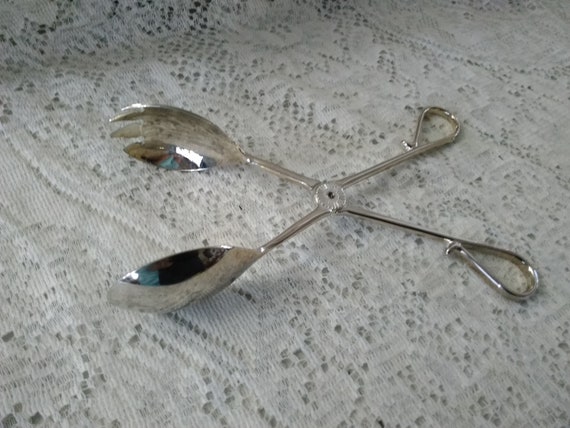 Marked E.P. Zinc, Are Italian Made Scissor Style Fruit or Salad