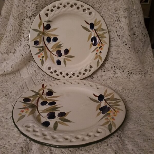 Olive Plate Etsy
