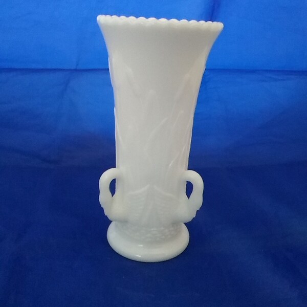 Milk Glass Vase Etsy