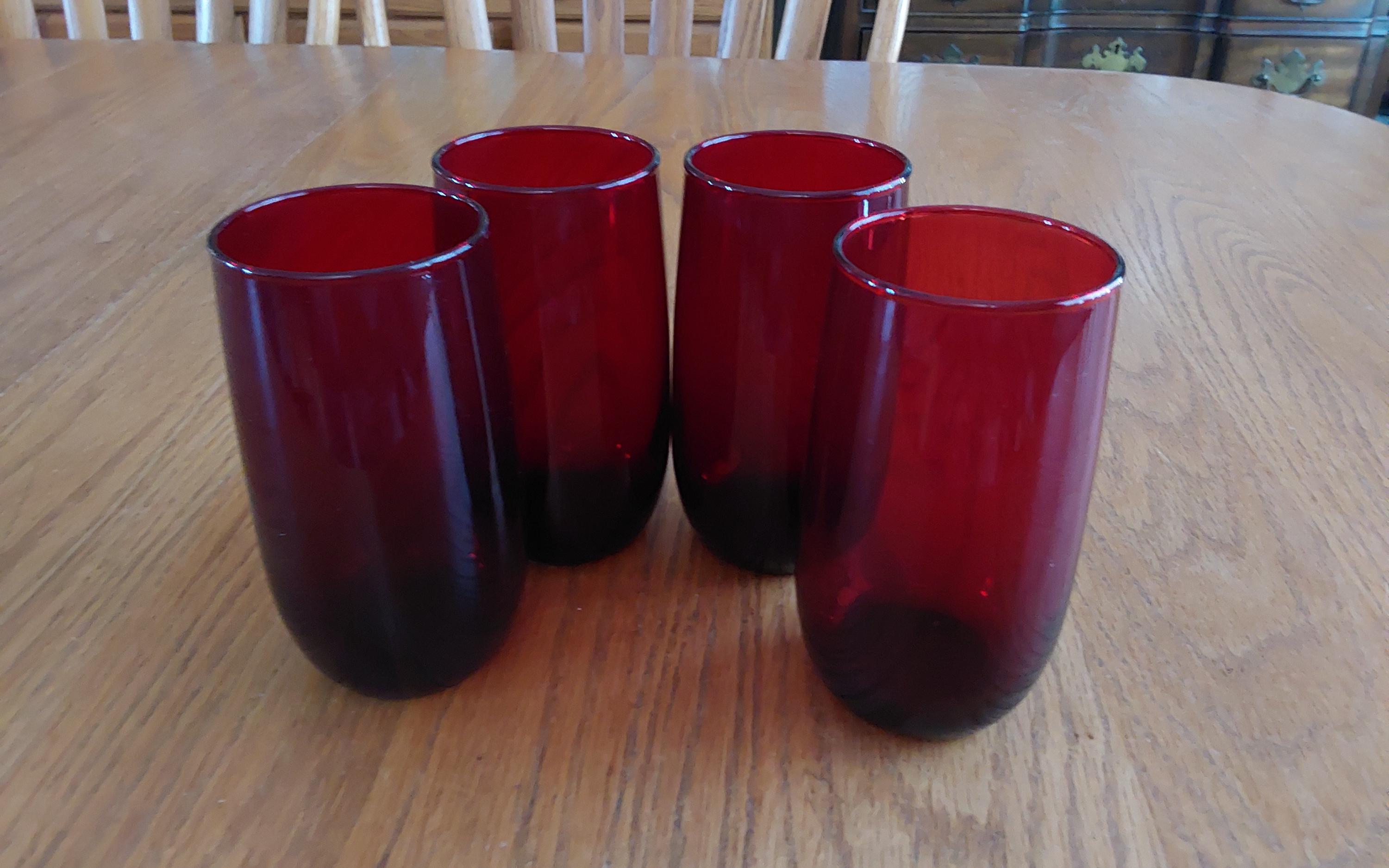 Red Rim Tumblers - Etsy