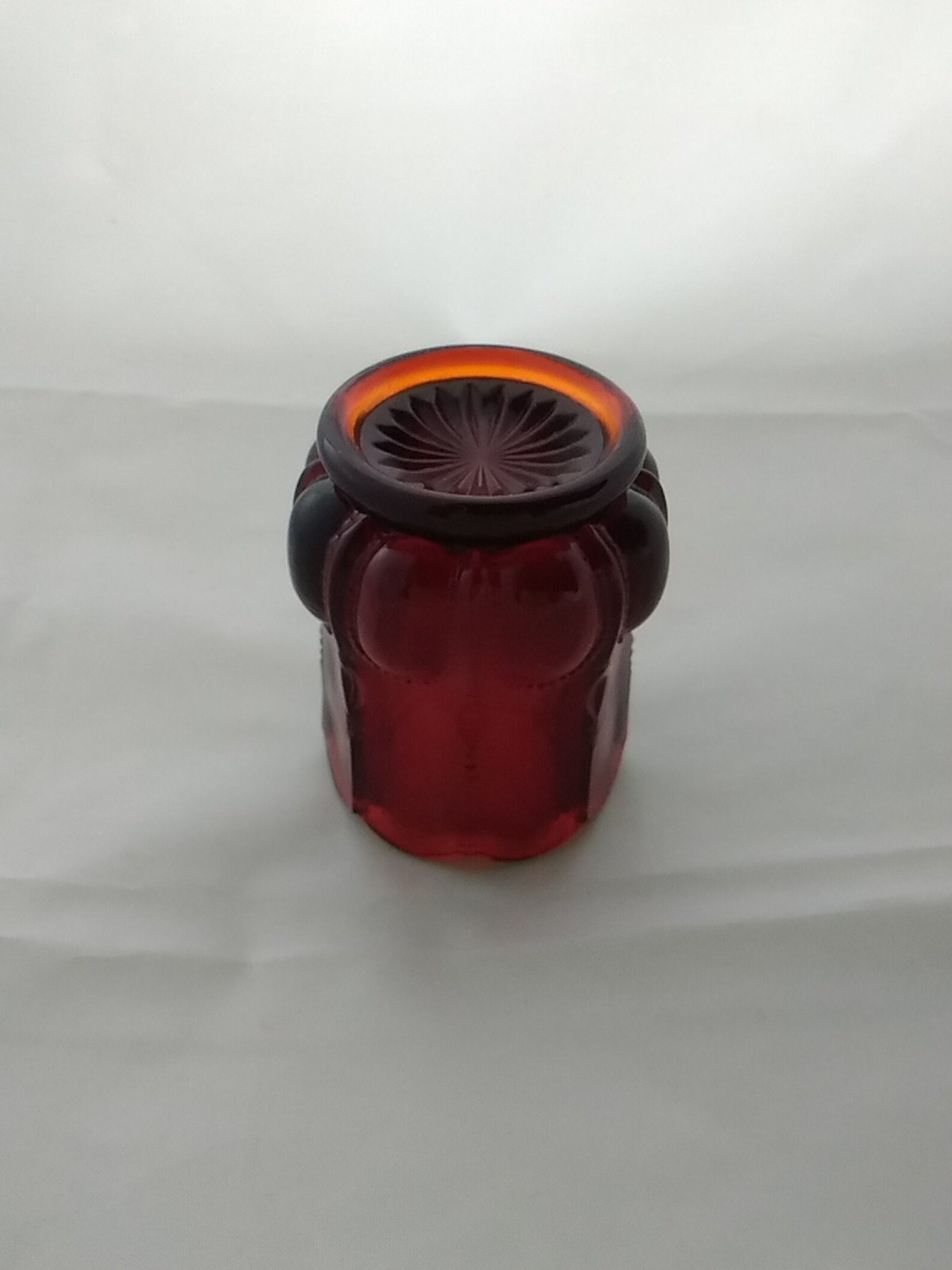 Both Are Red Boyd Glass Toothpick Holder. Misc 298 Etsy